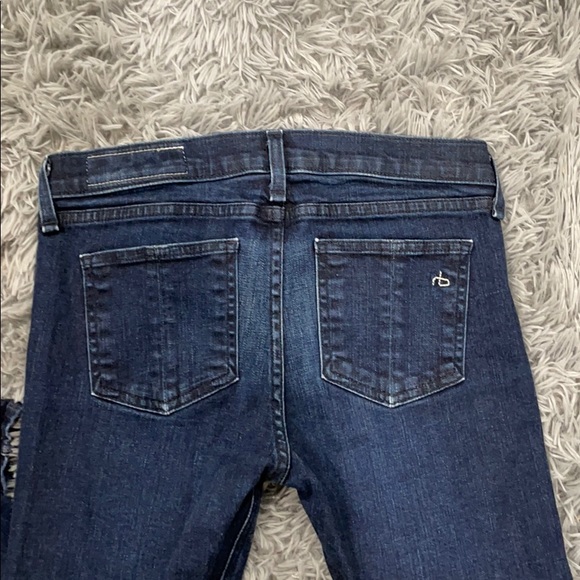 • Rag & Bone • Skinny Jeans Olive Harrow Blue 26 - Picture 4 of 4